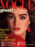 1981-5 Brooke Shields Vogue cover