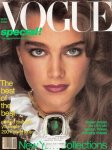 1981-9 Brooke Shields Vogue cover