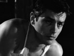 ALAIN DELON in ROCCO AND HIS BROTHERS (1960) -Original title: ROCCO E I SUOI FRATELLI-, directed by LUCHINO VISCONTI.